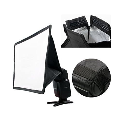 WINOTAR 5.9"x6.7"/15x17cm Portable SpeedLight Flash Diffuser Soft Box For Canon Nikon Sony Minolta Viltrox Yongnuo Shanny Pixel Triopo Oloong