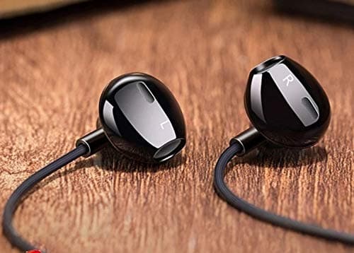 SHAIMU Earphone EPA-103 Headphone Headset for Apple iPhone 5s, 5, 6, 6s Plus SE & iPad Devices (Type4, Black)