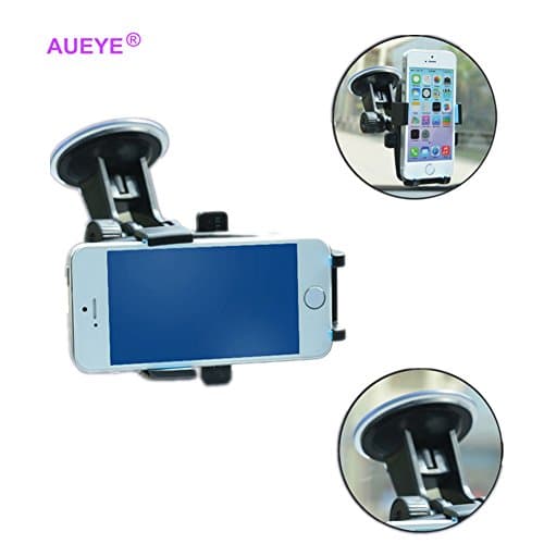 Universal Car Phone Holder For iPhone 6S Plus Portable Window Screen Windshield Cellphone Stand MINI Dashboard Mount Cradle For Samsung S4 S5 S6 S7 Edge Note 4 GPS Red Desktop Holder