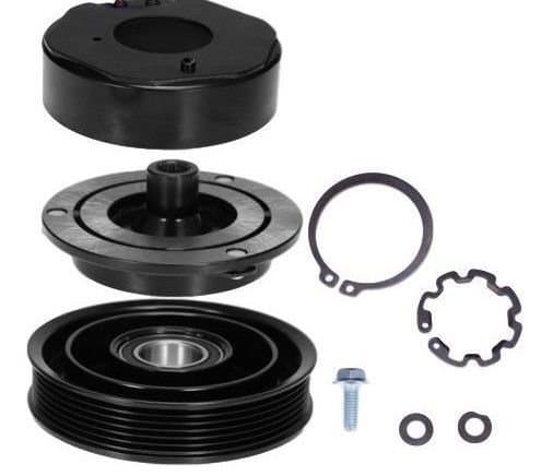 2007 Jeep Liberty 3.7L HS18 AC A/C Compressor Clutch Kit (PULLEY, BEARING, COIL, PLATE)