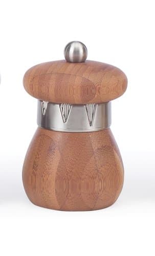 William Bounds Mini Mushroom Dark Bamboo Pepper Mill