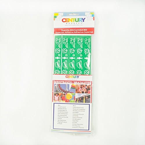 500 St. Patrick's Day Tyvek Security Wristbands
