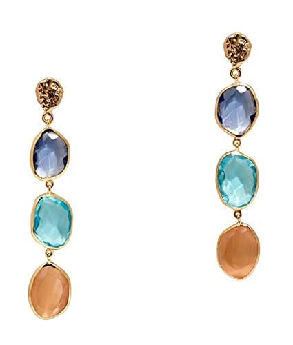 Mela Artisans MAER033 Rainbow Earrings