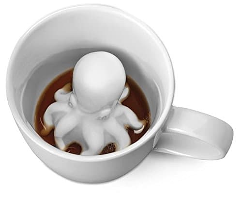 250ml Unusual Octopus Surprise Mug Ceramic Octopus Attack Coffee Cup