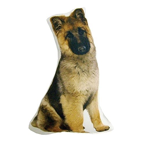 Plump Puppy Cutout Pillow - German Shepherd
