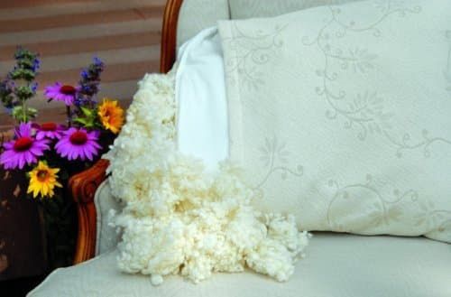 Suite Sleep Adjustable Pillow filled with Wooly Bolas size King