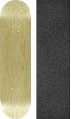 Blank Skateboards S3 Deck with Mob Grip Perforated Grip Tape - Bundle of 2 items
