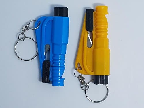 Emergency Window Breaker Seatbelt cutter whistle - 2pack