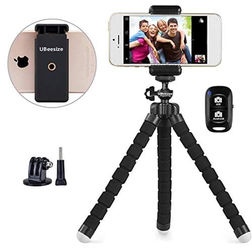LIOPIO Generic Mobile Phone Camera Bluetooth Self-timer Mini Sponge Tripod Bracket Set Tabletop & Travel Tripods