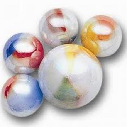 Comet Game Net Set 25 Piece Glass Mega Marbles Toy