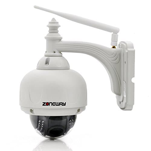 ZONEWAY NC626MW-P 720p Infrared IP Dome Camera, Motion Detection, Night Vision, Built-in 8GB Micro SD Card
