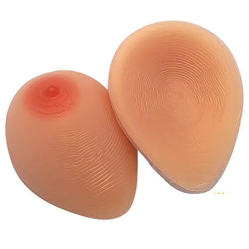 800gr Silicone Breast Forms Size 34C/36B/38A/ ((size 6)by fake boobs for Cross dresser/ False breasts/Transgender/Mastectomy (800g)