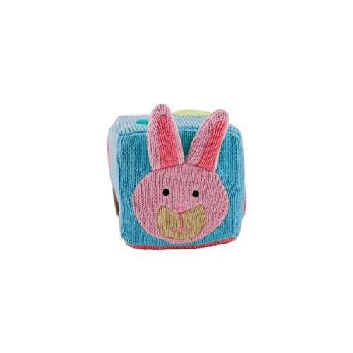 Bunny 4" Kanit Rattle Block By Rich Frog