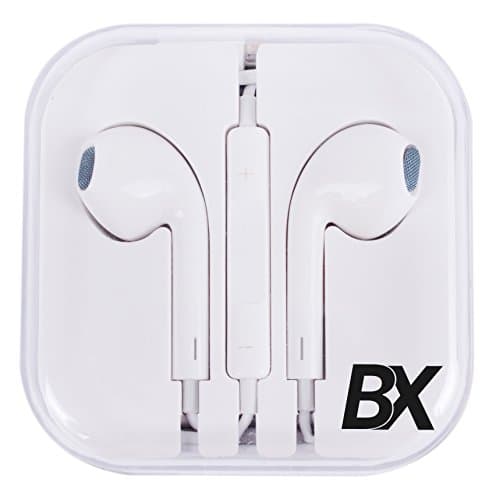 BX EarBuds with 3.5 mm Headphone Plug With Remote and Mic