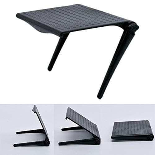 Computer Monitor Riser Desktop Stand ABS TV Rack Display Shelf Storage Desk Hot Selling By Ugood (Black)