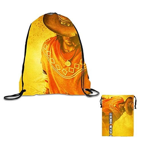Drawstring Bag Rope Backpack Draw Mesh Bag Sport Gym Storage - Arthur Morgan