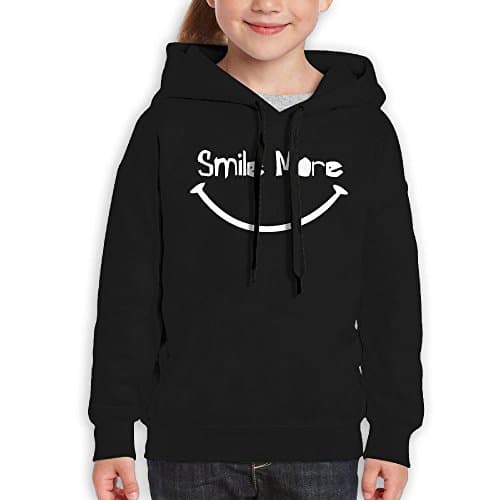 Pethe4d Smile More Children's Pullover Hooded Sweatshirt With Hat