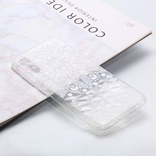 CHANGDAN-case Personality and Creativity Diamond Pattern Varicoloured TPU Protective Case for Samsung Galaxy A50 (Color : Pointer Mandala Pattern)