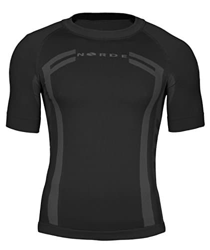 Norde Men's Functional Thermal Underwear Breathable Active Base Layer Short Sleeve Shirt