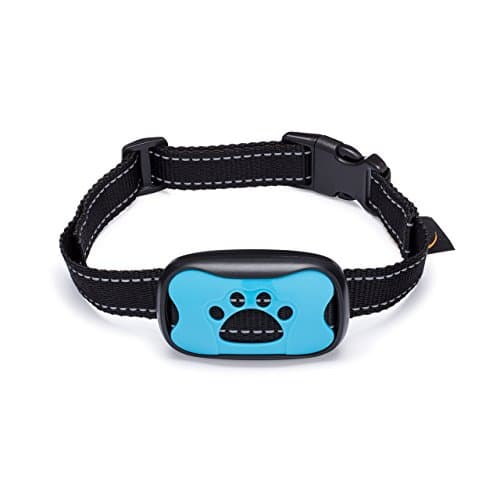Safe & Effective No Bark Collar by Love Violet, Anti Bark Collar Safely Emits High Frequency Sound Waves & Vibration, Training Tool for Small Dogs, Medium Dogs, & Large Dogs, Battery & Manual Included