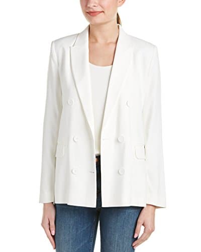 Sandro Womens Vanny Blazer, 40, White