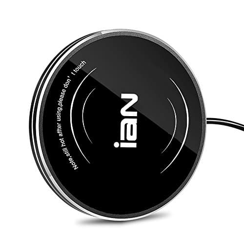 IAN Desktop Coffee Mug/Cup Warmer, Beverage Warmer for Office/Home Use (Black)