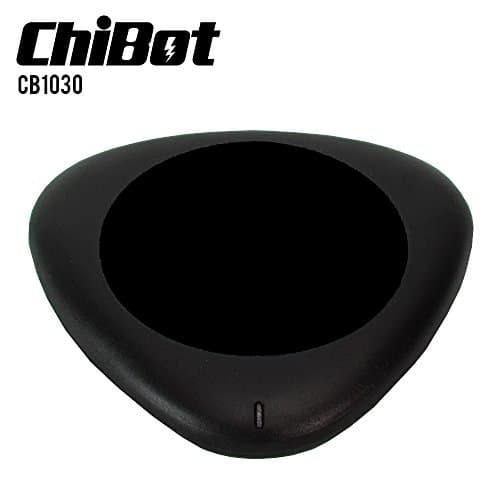 ChiBot® CB1030 Qi Enabled Wireless Charger Inductive Charging Pad Station for All Qi Standard Compatible Devices Including Samsung, iPhone, Nokia, Google, Nexus, LG, HTC and Other Smartphones with Receivers (AC Adapter and Qi receiver Excluded. Micro USB Cable Included), Black