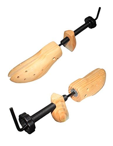 Stonepack Premium 2-way Cedar Shoe Tree Shoe Shaper,Pair of Wooden Shoe Stretcher for Women or Men - Medium