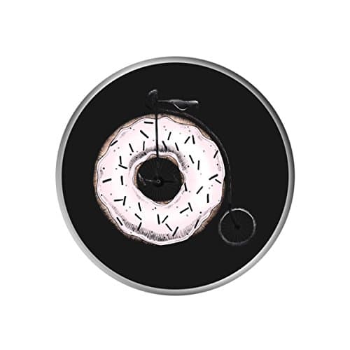 Cell Phone Holder, Expanding Grip Stand Pop Mount Socket for iPhone, iPad, Samsung, Tablets and More - Donut Ride My Bicycle