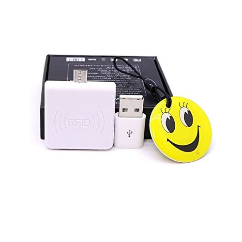 13.56MHz Mini RFID Reader Mobile Phone ISO14443A IC Card Reader mirco usb Interface Support Android System