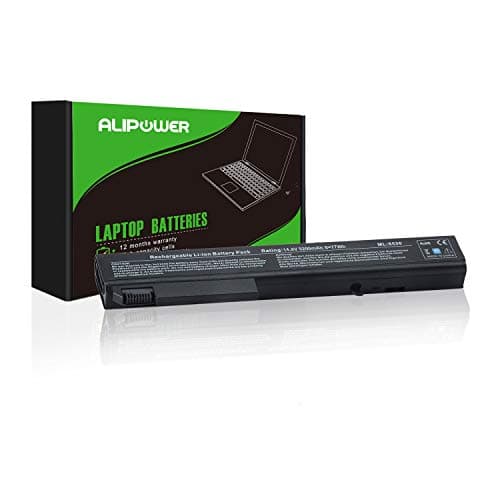 Alipower High Performance 8-Cell Battery Replacement for HP EliteBook 8530P 8540P 8530W 8540W 8730W 8740W / HP ProBook 6545B, fits P/N KU533AA 493976-001 - 12 Months Warranty
