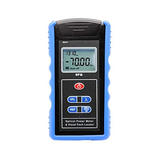 gfjfghfjfh Optical Power Meter Handheld VFL Power Meter FTTH Fiber Optical Network Cable Tester w/ 10MW Fiber Optic Visual Fault Locator