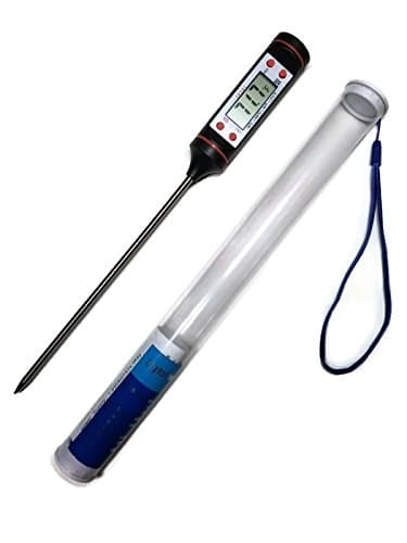 ChefTastic The Original Best Value Meat Thermometer For Grilling. Fast and Accurate Temperatures of Meat, Candy, Formula, Water etc. Extra long, 5.9 inch Probe Keeps Your Hand Cool When Over the Heat