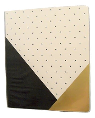 Carolina Pad Studio C 1" O-Ring Vinyl Binder with Pockets ~ Gold Digger (Positively Stunning; 10" x 11. 5")
