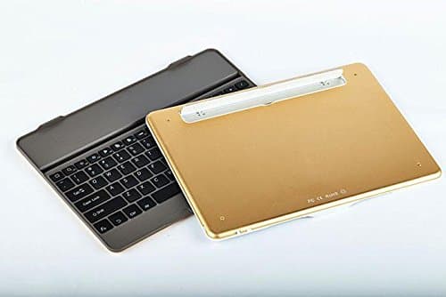 Ultra Thin Bluetooth 3.0 Wireless Aluminum Keyboard Case Cover for Samsung Galaxy Tab S 10.5 SM-T800(Black)