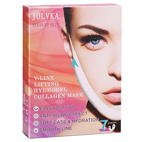 V Line Shape Face Lifting Mask, (7Pcs) Double Chin Reducer, Chin Up Patch Lifting Mask