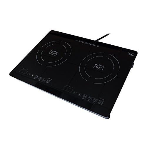 True Induction MD-2B Mini Duo Portable Counter Inset Double Burner Induction Cooktop, 120V, Black (13 inch) (MD-2B 13 inch) (MD-2B) (MD-2B) (MD-2B) (MD-2B) (MD-2B)