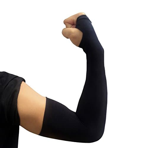 Jajoy Cooling Arm Sleeves UV Protection Protect from Bug Bite Sports Gloves Men Women Outdoor Basketball Soccer Golf Running Cycling Fishing Boating