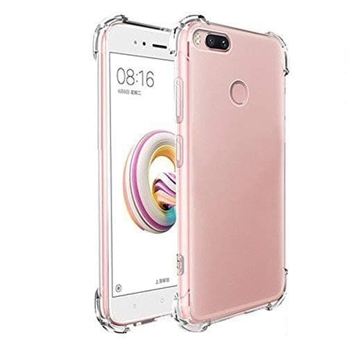 ECellStreet® Drop Cusion Soft PC TPU Bumper Slim Protective Case Cover with Raised Beizels for Lava Z90 (Transparent)