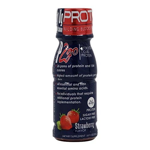Llorens Pharmaceutical Proteinex 2Go Liquid Predigested 26g Protein Shots - Available in 2 Flavors Strawberry/Single