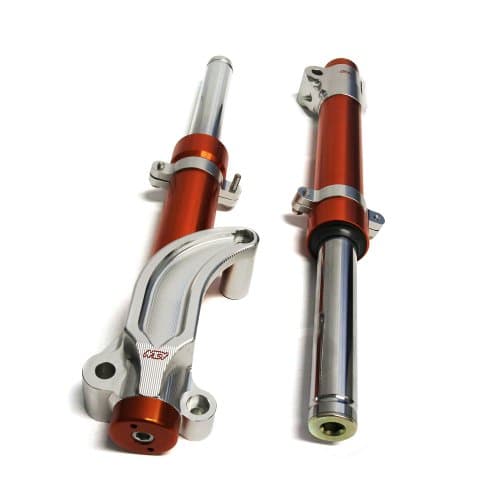 NCY Front Forks (Silver, Orange); Honda PCX