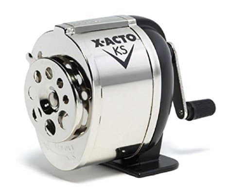 Pencil Sharpener Boston Manual Table - Wall Mount School Hand Crank Desktop Chrome, New!!!