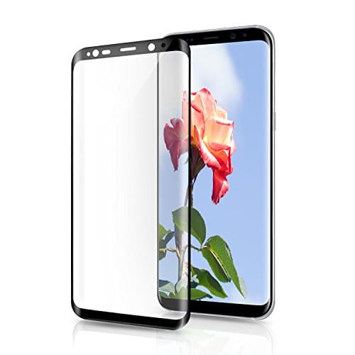 Atill Direct Samsung Galaxy S8 Screen Protector, Anti-Scratch, Full Coverage, Tempered Glass for Samsung Galaxy S8, Black
