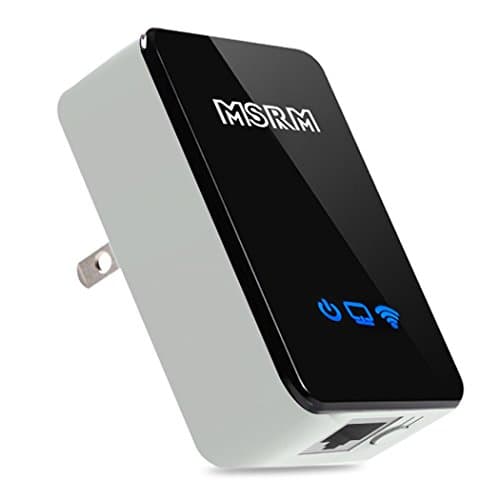 Beverly MSRM US300 300Mbps Wireless-N WiFi Long Range Repeater, With 360 Degree Full Coverage Available for 2.4 GHz Router