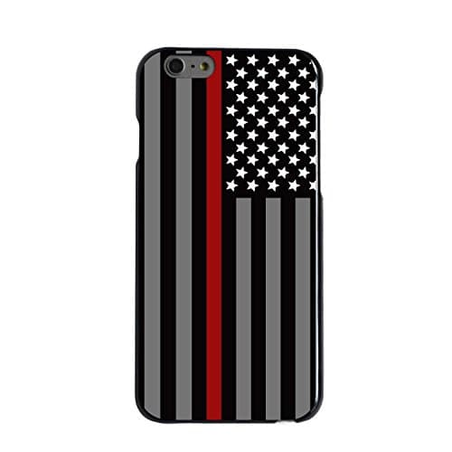Cell World -Thin Red Line Fire Fighter Department -For Apple iPod Touch 6, 6th Generation, Made and shipped from the USA Style 48