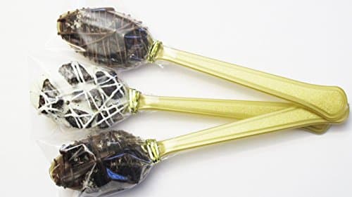 Oreo Cookie Chocolate Spoons (12) Assorted Chocolate Hand-Crafted Dessert Spoons