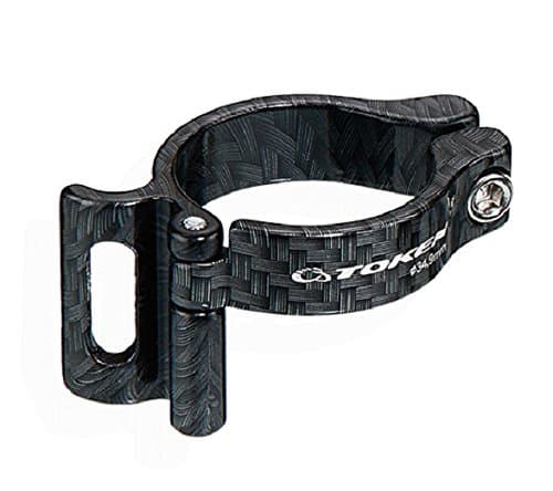Token Alloy with Carbon Appearance Front Derailleur Clamp