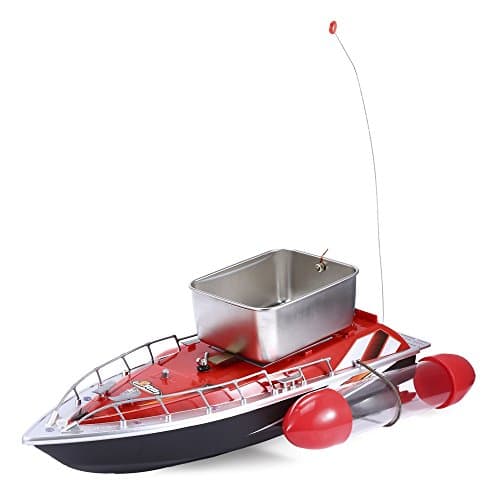Remote control nesting boat put the hook ship waterproof fishing boat bait boat fodder red
