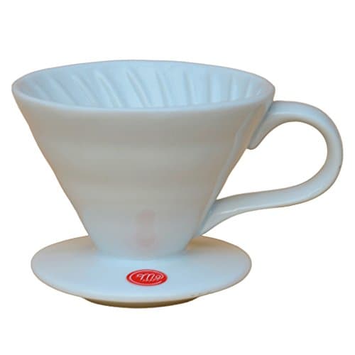 Mecraft White Ceramic Pour Over Coffee Dripper,V60 Classic,Giftbox