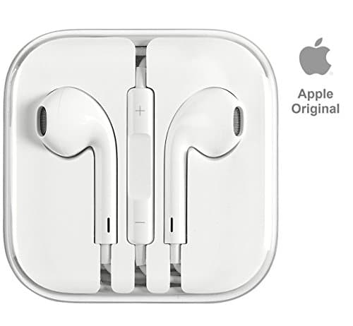 iPhone Earbuds Earphones with Volume Buttons and Microphone with 3.5mm Jack, for iPhone 5 6 6S Plus SE - Jewel Box - Original Product